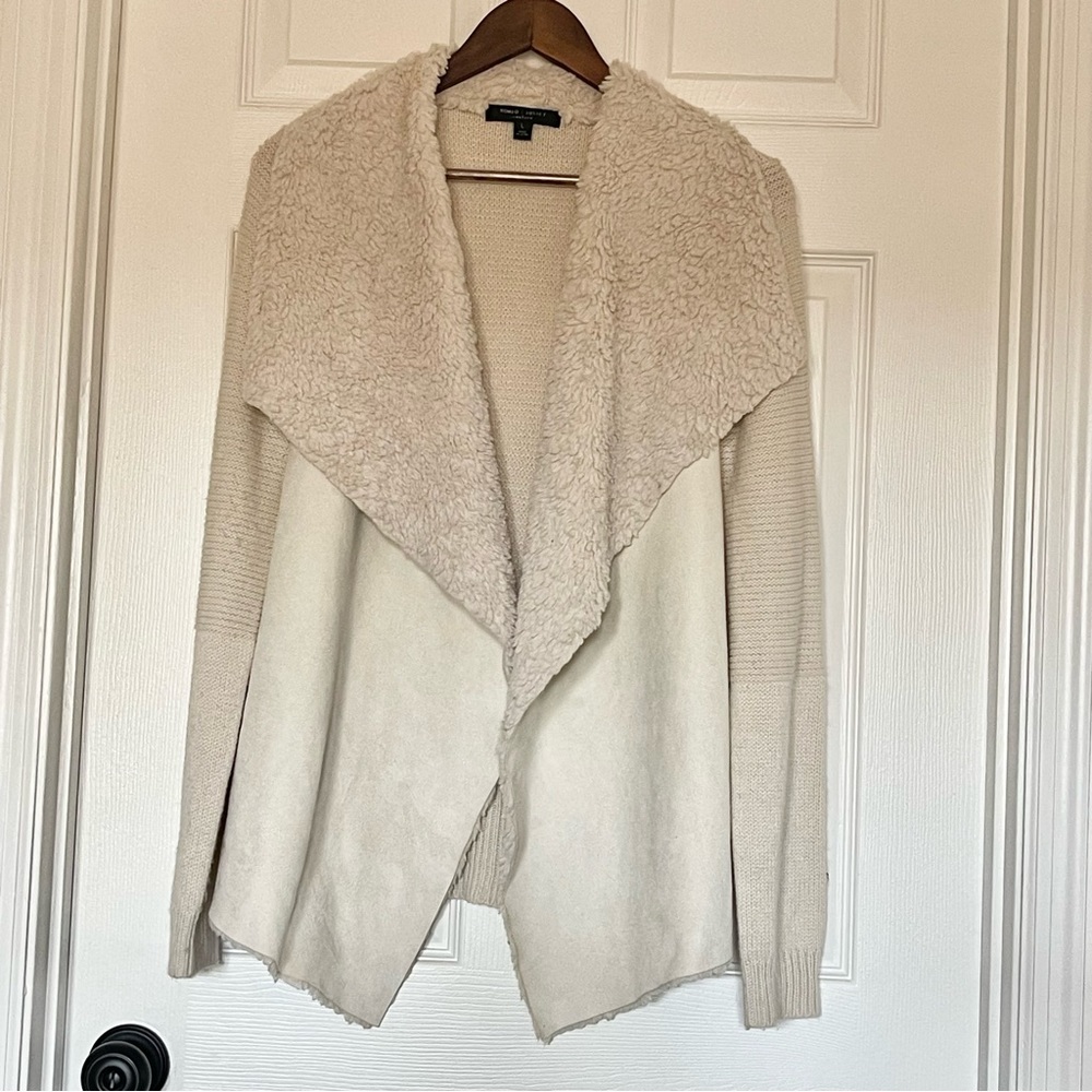 Romeo + Juliet faux fur cardigan
